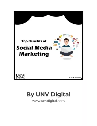 5 Top Benefits of Social Media Marketing (SMM)