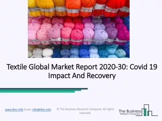Textile Market Size, Growth, Opportunity and Forecast to 2030