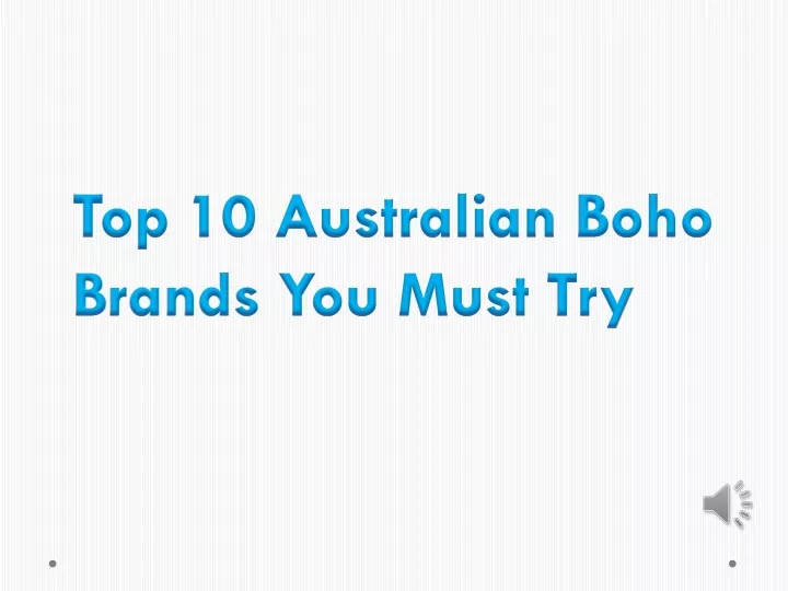 top 10 australian boho brands you must try