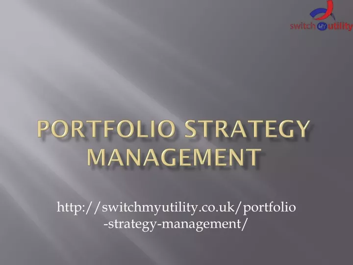 portfolio strategy management