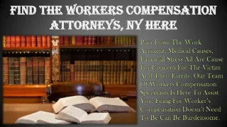 Find The Workers Compensation Attorneys, NY Here