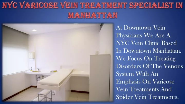 nyc varicose vein treatment specialist in manhattan