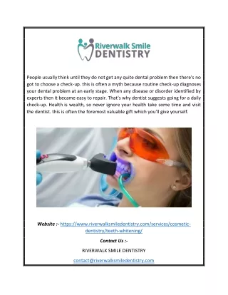 Dental Cleaning Services | Riverwalksmiledentistry.com