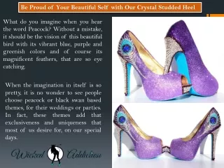 Buy Peacock Heel - Wicked Addition