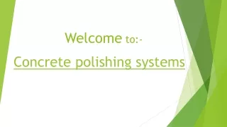 welcome to