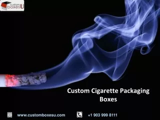 custom cigarette packaging boxes