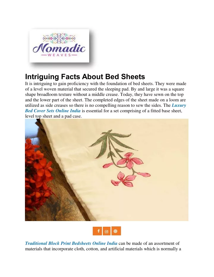 intriguing facts about bed sheets