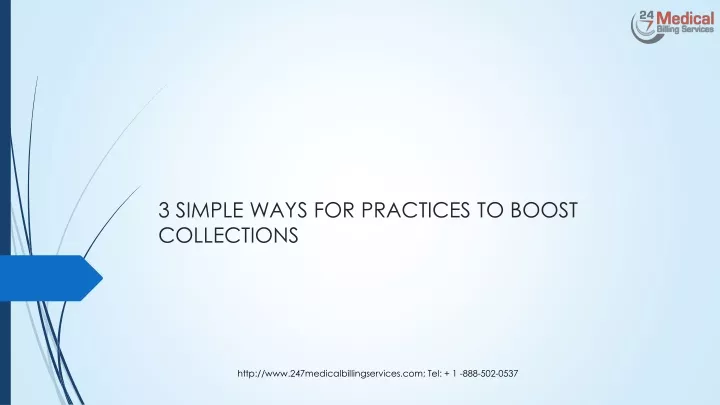 3 simple ways for practices to boost collections