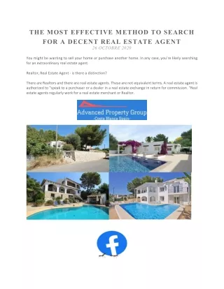 Real Estate Agent Benissa | Advanced Property Group