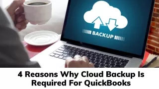 4 reasons why cloud backup is required