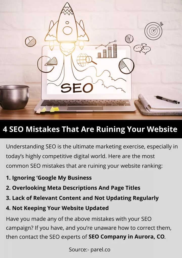 4 seo mistakes that are ruining your website
