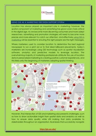 using gis as a marketing decision support system