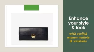 Enhance Your Stylish Look with Branded Women Wallets Available for Sale