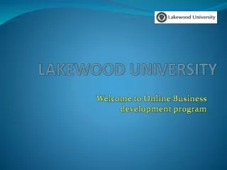 Lakewood University  |Online Business Management Degree