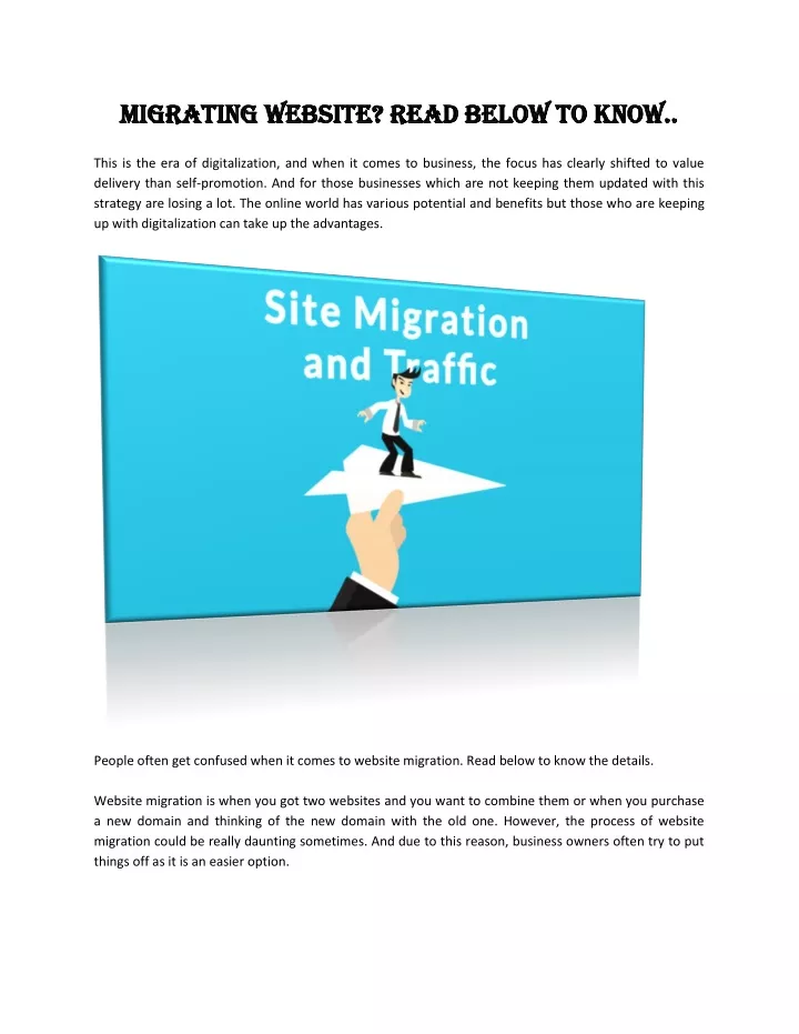 migrating website read below to know migrating