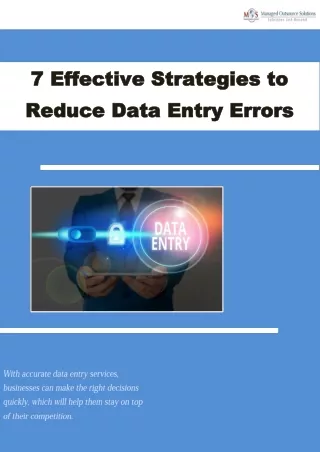 7 Effective Strategies to Reduce Data Entry Errors