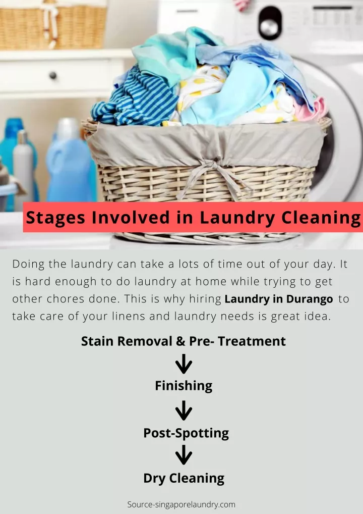 stages involved in laundry cleaning