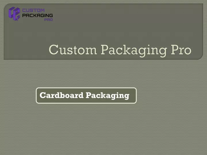 custom packaging pro