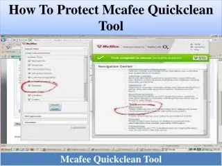 How to use McAfee endpoint protection