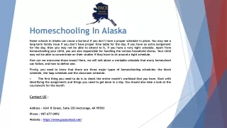 Homeschool In Alaska