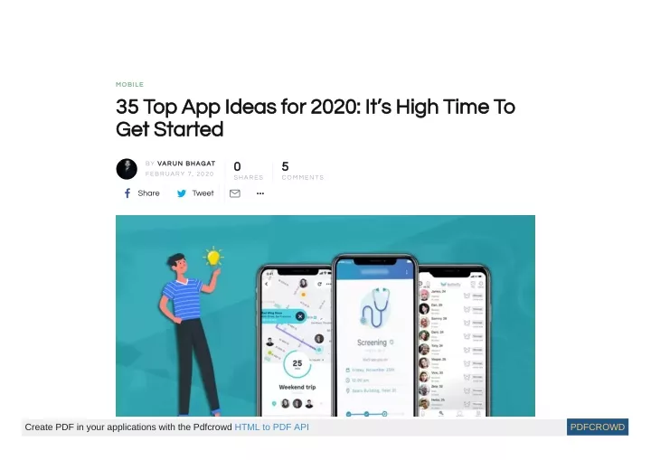 mobile mobile 35 top app ideas for 2020 it s high