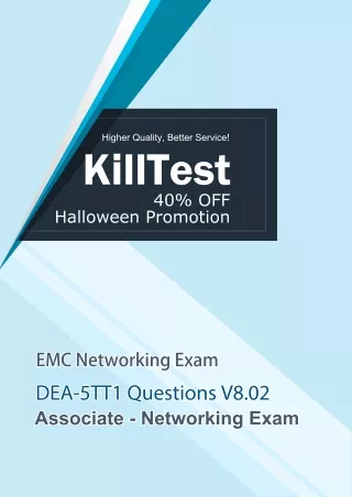 DEA-5TT1 Practice Exam V8.02 Associate - Networking Exam Killtest