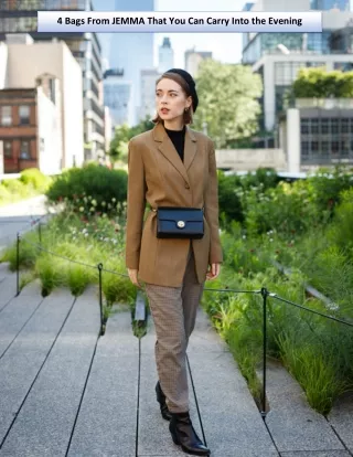 4 bags from jemma that you can carry into