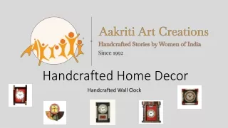 handcrafted home decor