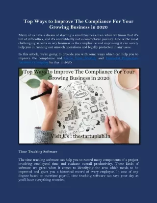 top ways to improve the compliance for your