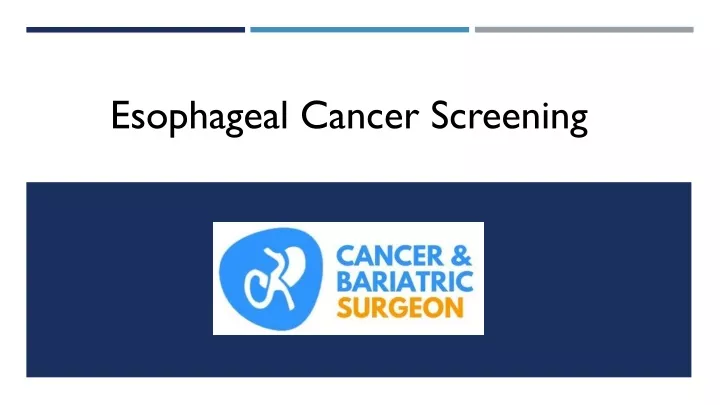 esophageal cancer screening