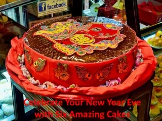 New Year cakes in Singapore