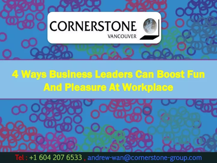 4 ways business leaders can boost fun 4 ways