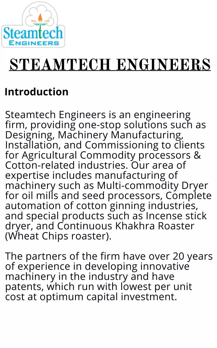 steamtech engineers