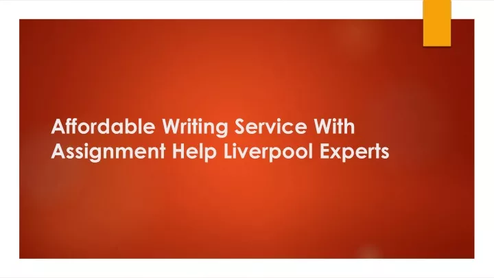 affordable writing service with assignment help liverpool experts