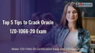 top 5 tips to crack oracle 1z0 1066 20 exam
