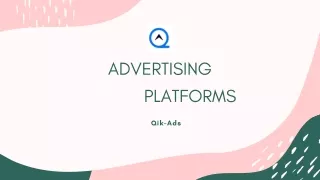 Advertising Platforms