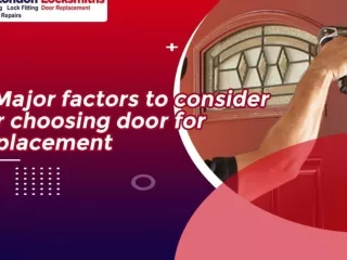 4 Major factors to consider for choosing door for replacement