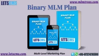 Binary MLM eCommerce Plan Software