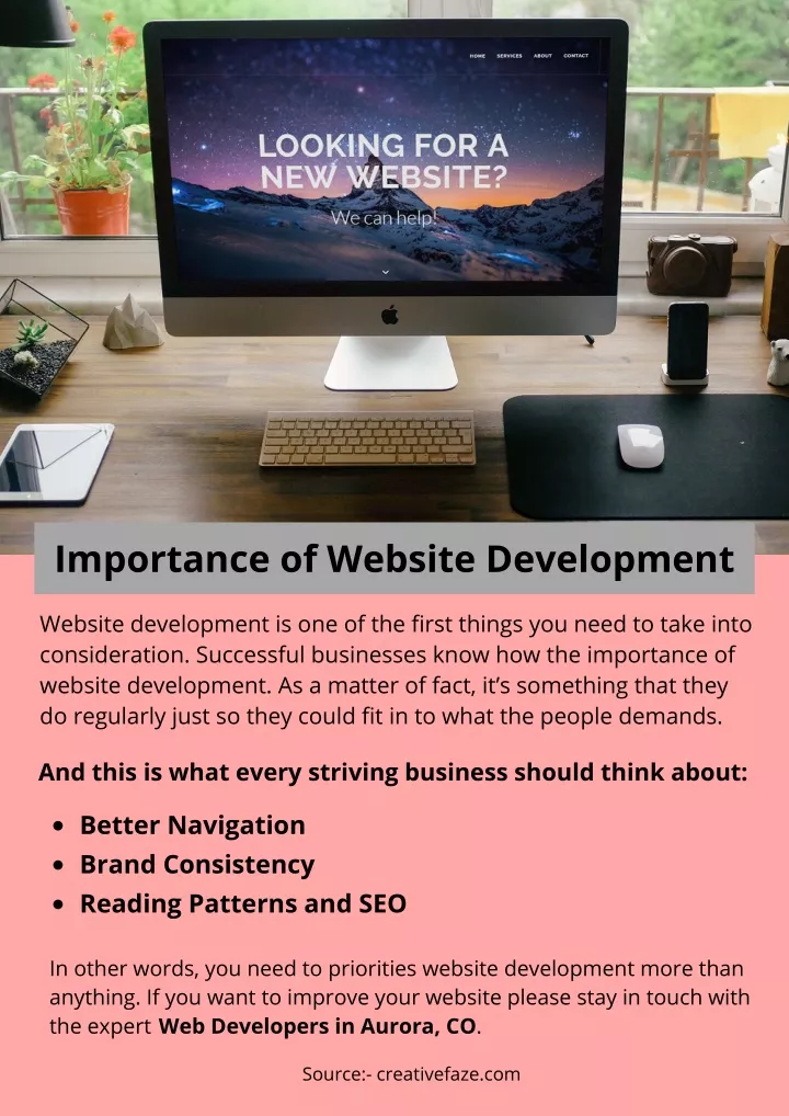 importance of website development