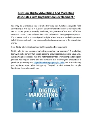 just how digital advertising and marketing