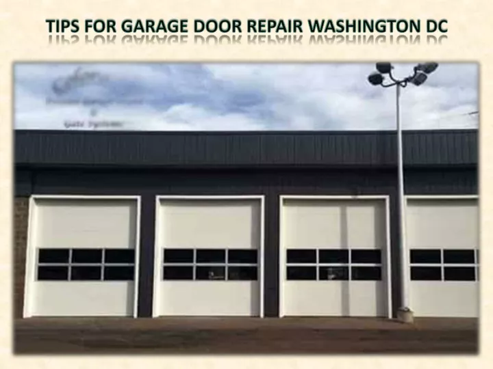 tips for garage door repair washington dc