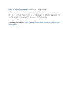 Ruby on Rails Programmer – Leading ROR Programmer - slide 1