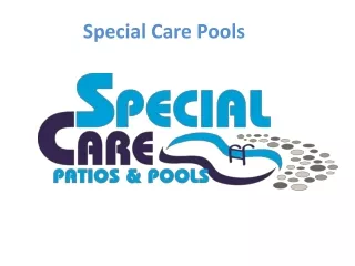 special care pools