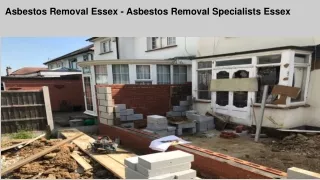 Asbestos Removal Essex - Asbestos Removal Specialists Essex