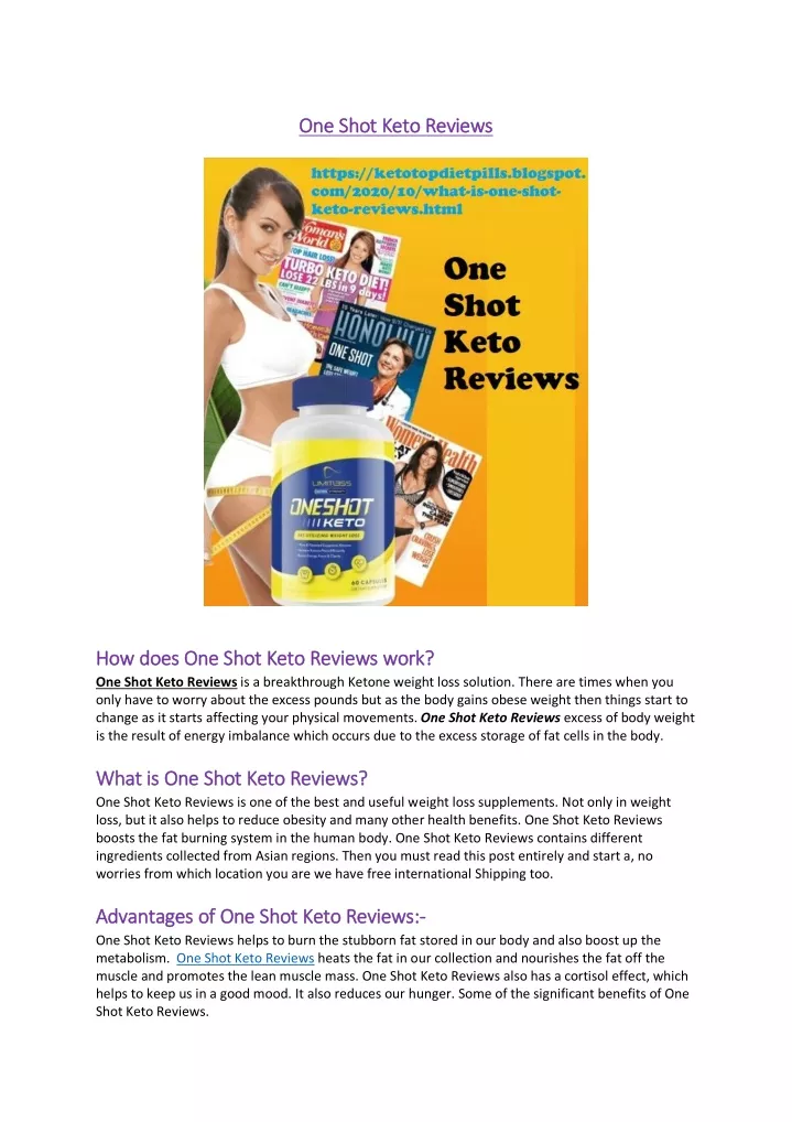 one shot keto reviews one shot keto reviews