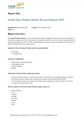 report title
