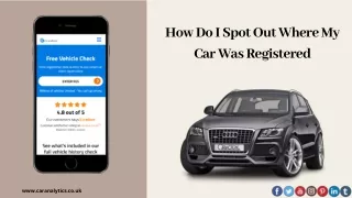 How to find a car owner from the car registration number?