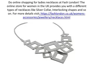 Buy Womens Necklaces Online in the UK