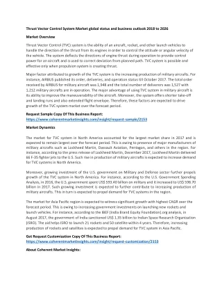 thrust vector control system market global status
