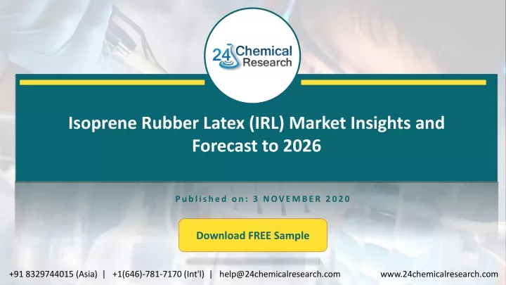 isoprene rubber latex irl market insights